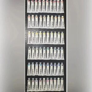 NEW Golden Heavy Body Acrylic Paint Lot, Large Bundle of 60, - 2 oz Tubes